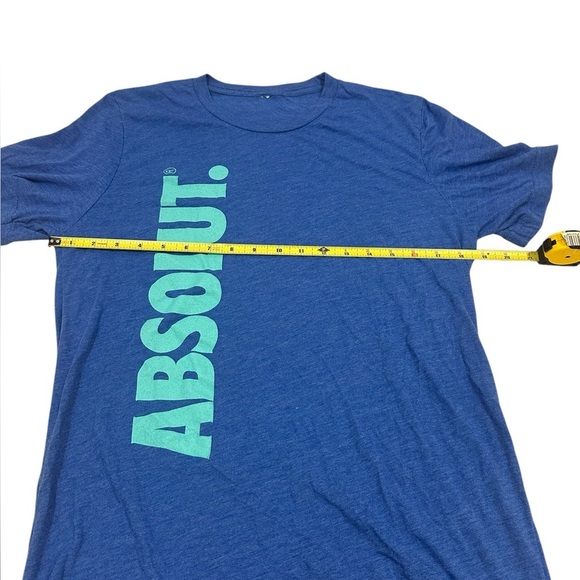 Men’s Absolut Vodka Blue T-Shirt Small - Picture 4 of 5